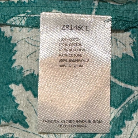 🌻 Molly Bracken Turquoise Balloon Sleeved Babydoll Blouse size XS - Picture 10 of 11